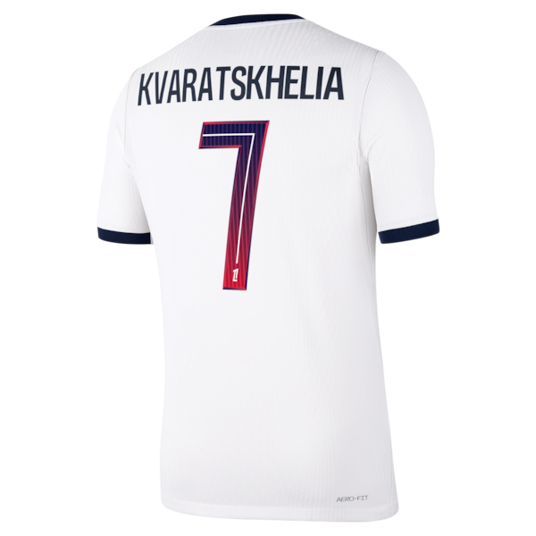Khvicha Kvaratskhelia Paris Saint-Germain Soccer Intl 2026/27 Away Match Authentic Jersey - White