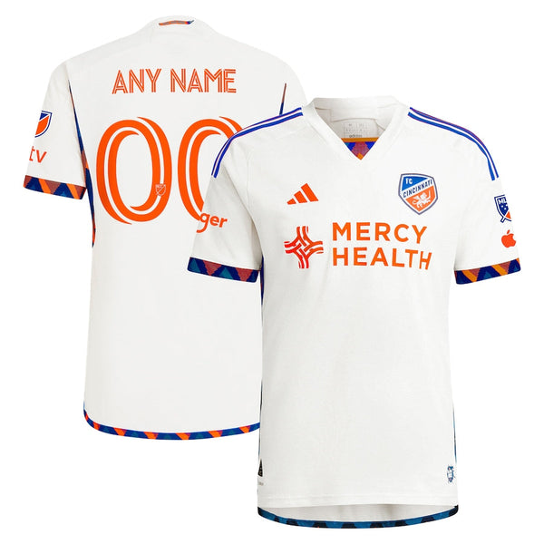 FC Cincinnati  2024 The Canvas Kit Authentic Custom Jersey - White