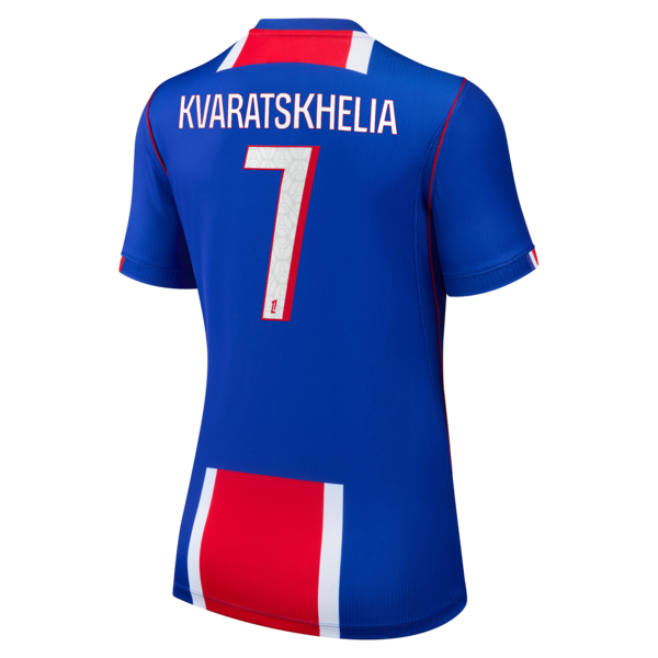 Soccer Intl Khvicha Kvaratskhelia Paris Saint-Germain 2026/27 Home Stadium Replica Jersey Blue