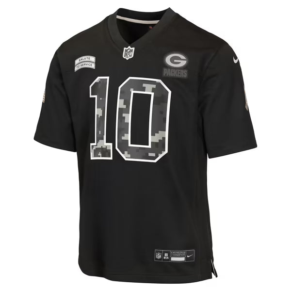 Soccer Intl Love Green Bay Packers Soccer Intl Youth 2026 Salute to Service Game Jersey - Black