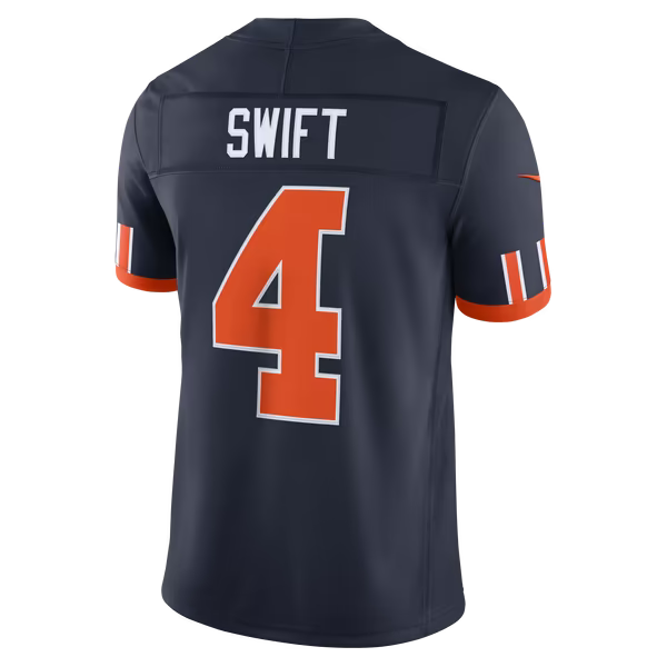 D'Andre Swift Chicago Bears Soccer Intl 2026 Rivalries Collection Game Jersey - Navy