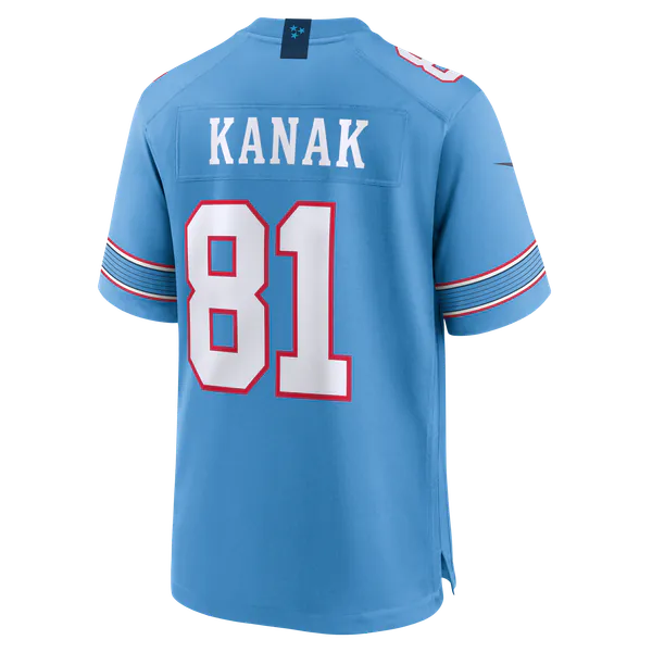 Jaren Kanak Tennessee Titans Soccer Intl Team Game Jersey - Light Blue