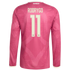 Rodrygo Real Madrid Soccer Intl 2026/27 Third Replica Long Sleeve Jersey - Pink