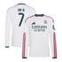 Vini Jr. Real Madrid Soccer Intl 2026/27 Home Replica Long Sleeve Jersey - White