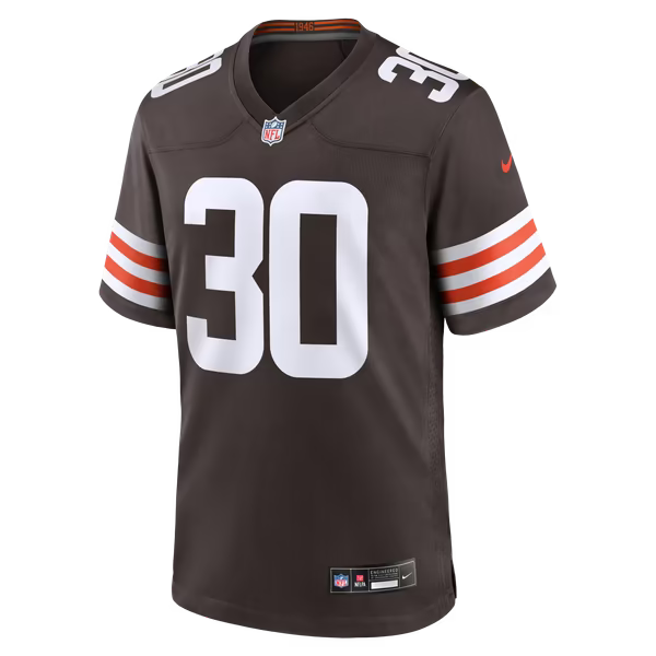 Zion Washington Cleveland Browns Soccer Intl Team Game Jersey - Brown