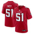 Jared Ivey Atlanta Falcons Soccer Intl Team Game Jersey - Red