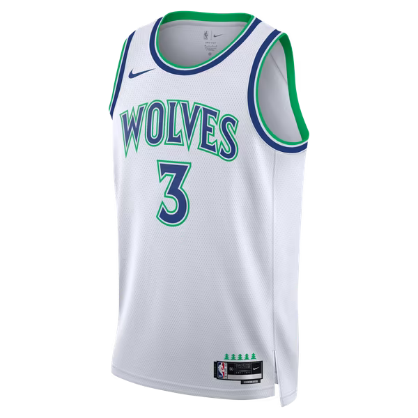 Jaden McDaniels Minnesota Timberwolves Soccer Intl Unisex Swingman Jersey - Association Edition - White