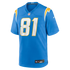 Patrick Herbert Los Angeles Chargers Soccer Intl Team Game Jersey - Powder Blue