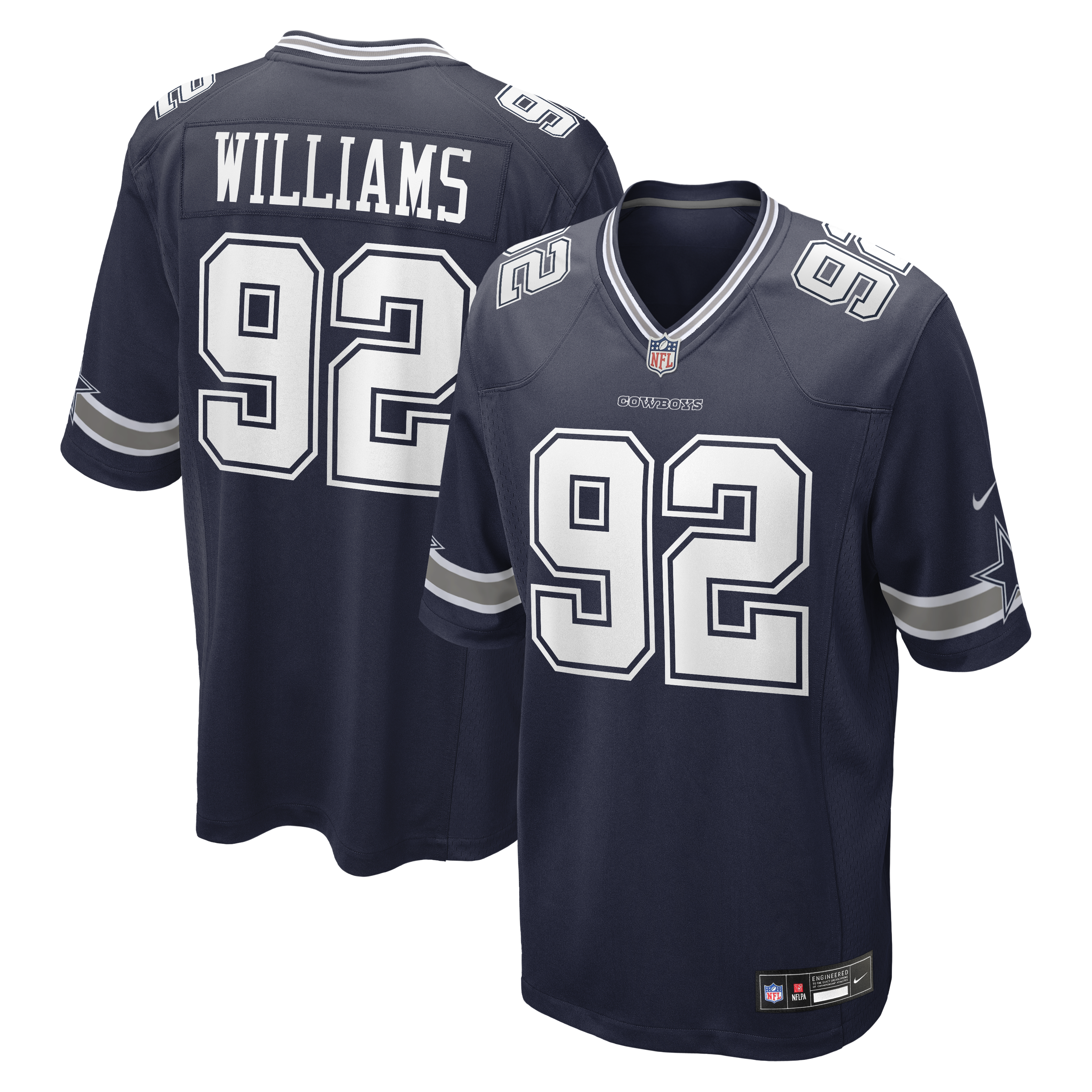 Soccer Intl Quinnen Williams Dallas Cowboys Game Jersey Navy