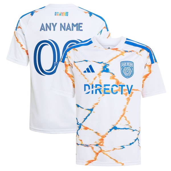 Soccer Intl San Diego FC Youth 2026 Unprecedented Unity Kit Replica Custom Jersey White