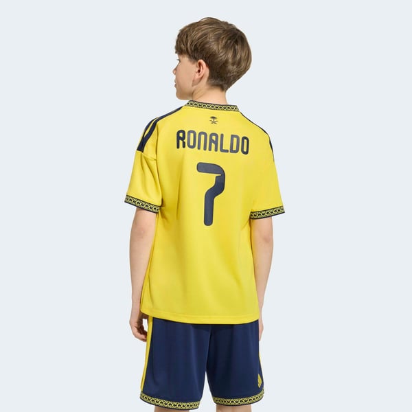 Cristiano Ronaldo Al-Nassr FC Soccer Intl Youth 2026/27 Home Replica Jersey - Yellow