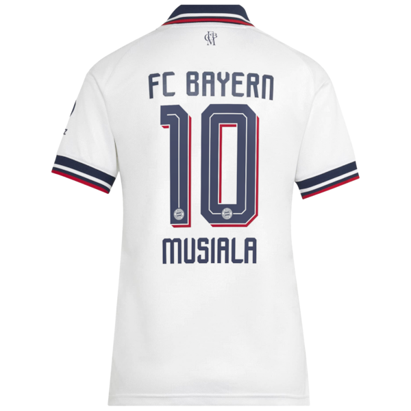 Jamal Musiala Bayern Munich Soccer Intl Women's 2026/27 Away Replica Jersey - White