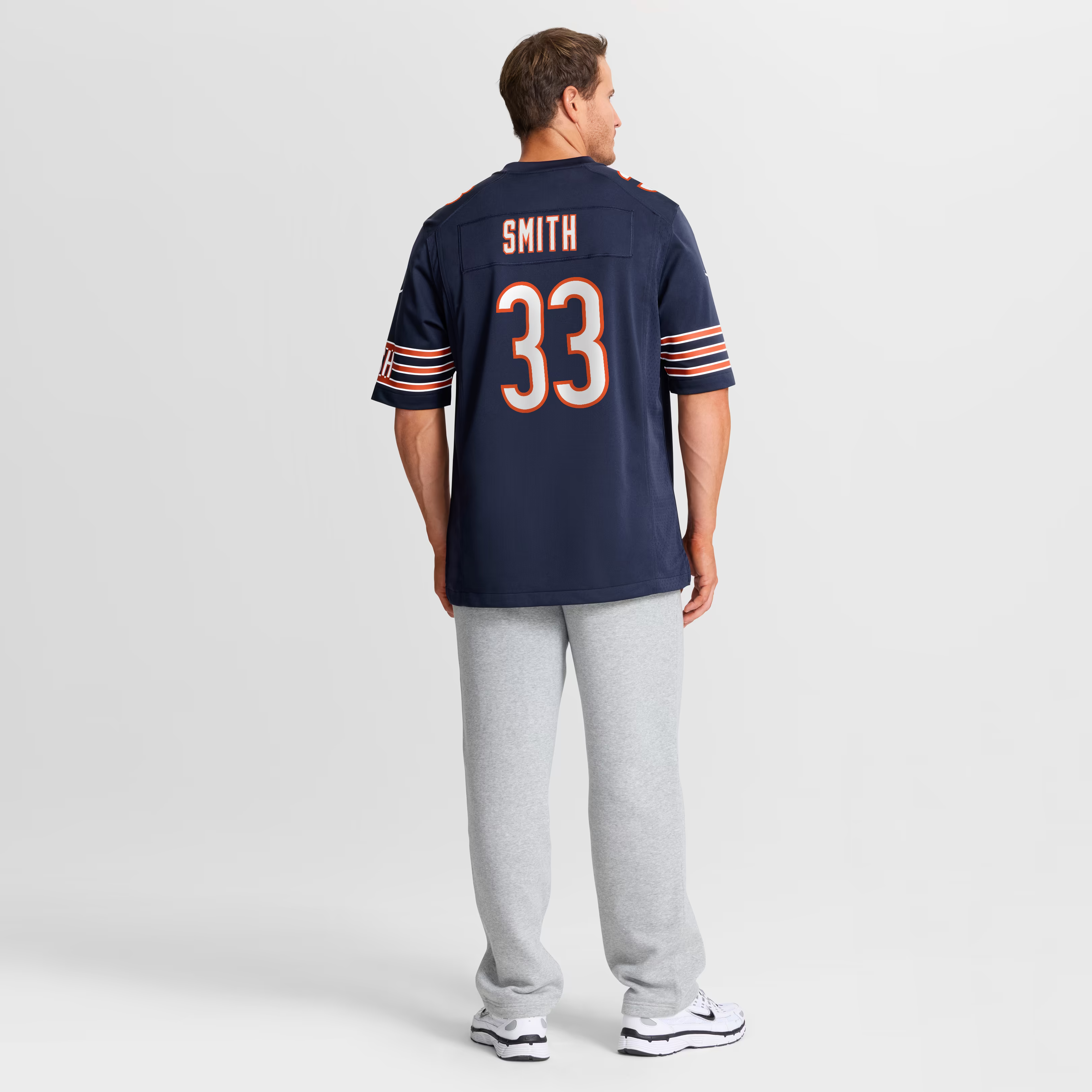 Keidron Smith Chicago Bears Soccer Intl Team Game Jersey - Navy