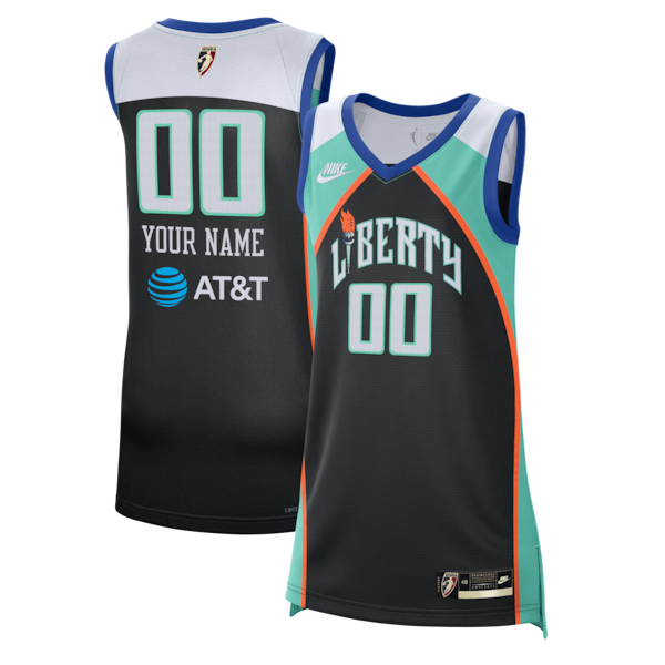Soccer Intl New York Liberty Victory Custom Jersey Black