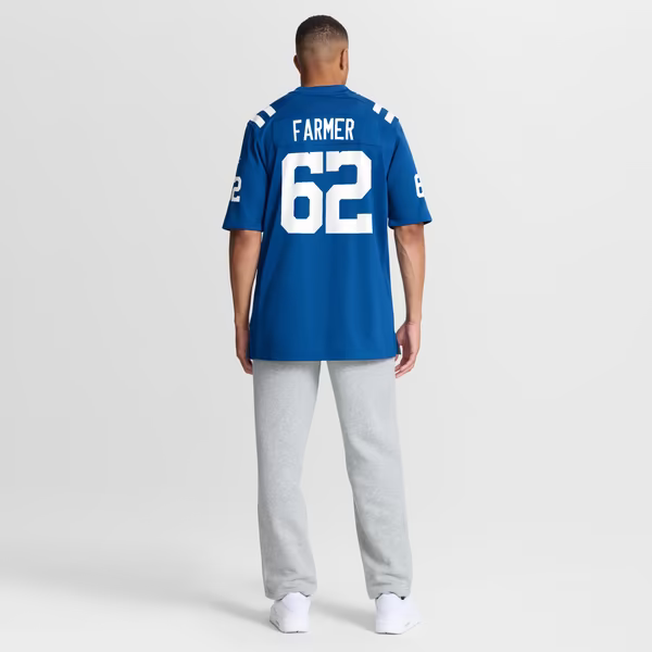 Jalen Farmer Indianapolis Colts Soccer Intl Team Game Jersey - Royal