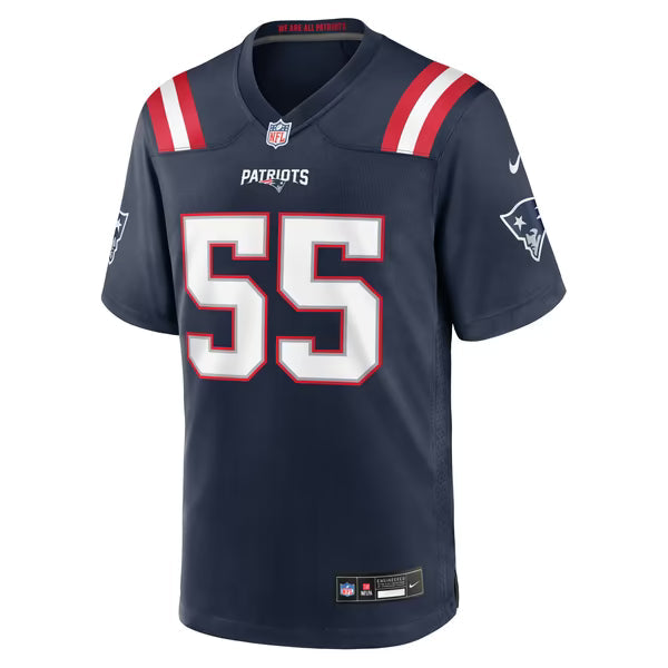 Jared Wilson New England Patriots Soccer Intl Team Game Jersey - Navy