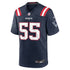 Jared Wilson New England Patriots Soccer Intl Team Game Jersey - Navy