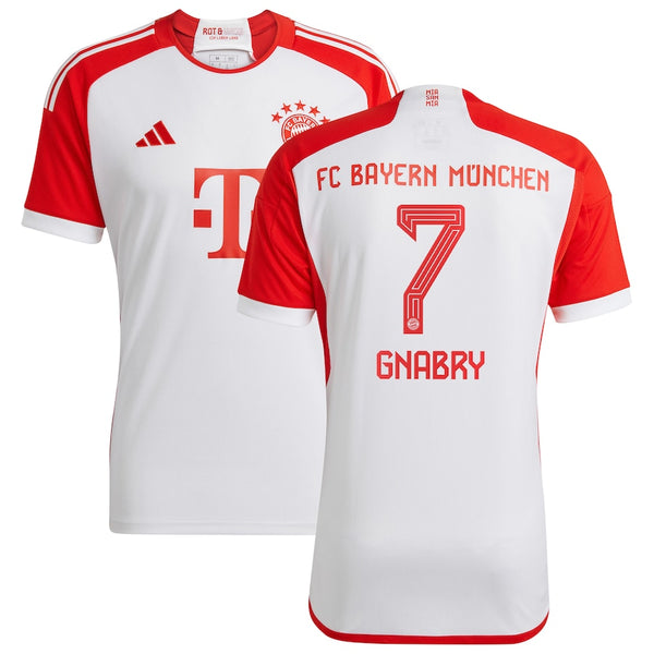 Serge Gnabry Bayern Munich  2023/24 Home Jersey - White