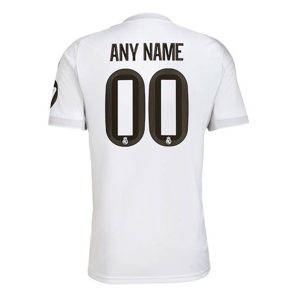 Adidas Real Madrid 2025/26 Home Replica Custom Jersey White