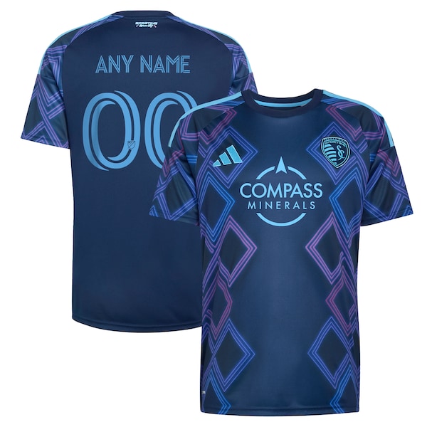 Adidas Sporting Kansas City 2026 The 18th & Vine Kit Replica Custom Jersey Blue