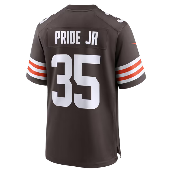Toriano Pride Jr. Cleveland Browns Soccer Intl Team Game Jersey - Brown