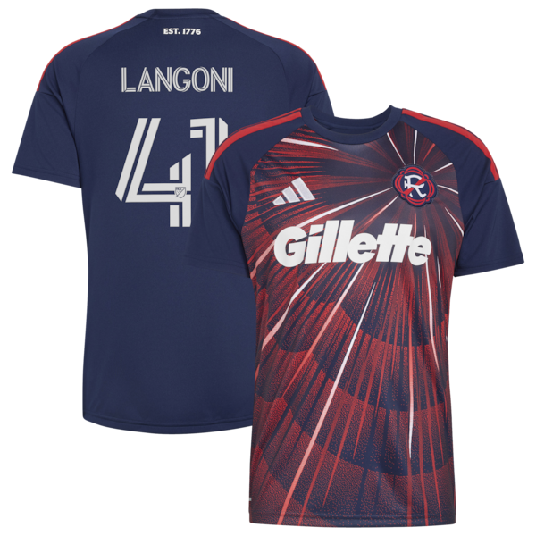 Soccer Intl Luca Langoni New England Revolution 2026 Independence Day Replica Jersey Blue