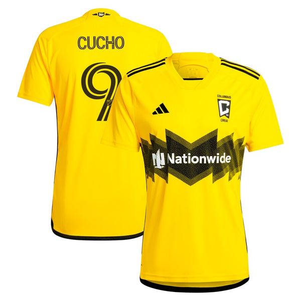 Cucho Hernández Columbus Crew  2024 The Home Kit  Player Jersey - Yellow