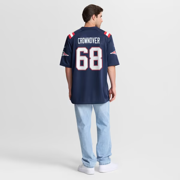 Dametrious Crownover New England Patriots Soccer Intl Team Game Jersey - Navy