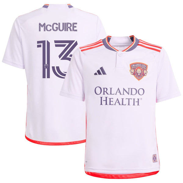 Duncan McGuire Orlando City SC   2024 Legacy Kit  Player Jersey – Purple