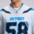 Penei Sewell Detroit Lions Soccer Intl 2026 Rivalries Collection Game Jersey - Silver