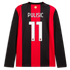 Puma Christian Pulisic AC Milan 2026/27 Home Replica Long Sleeve Jersey Black/Red