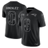 Christian Gonzalez New England Patriots Soccer Intl 2026 Salute to Service Stitched Limited Jersey - Black