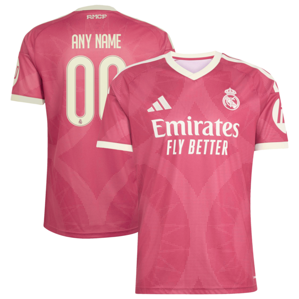 Real Madrid Soccer Intl 2026/27 Third Replica Custom Jersey - Pink