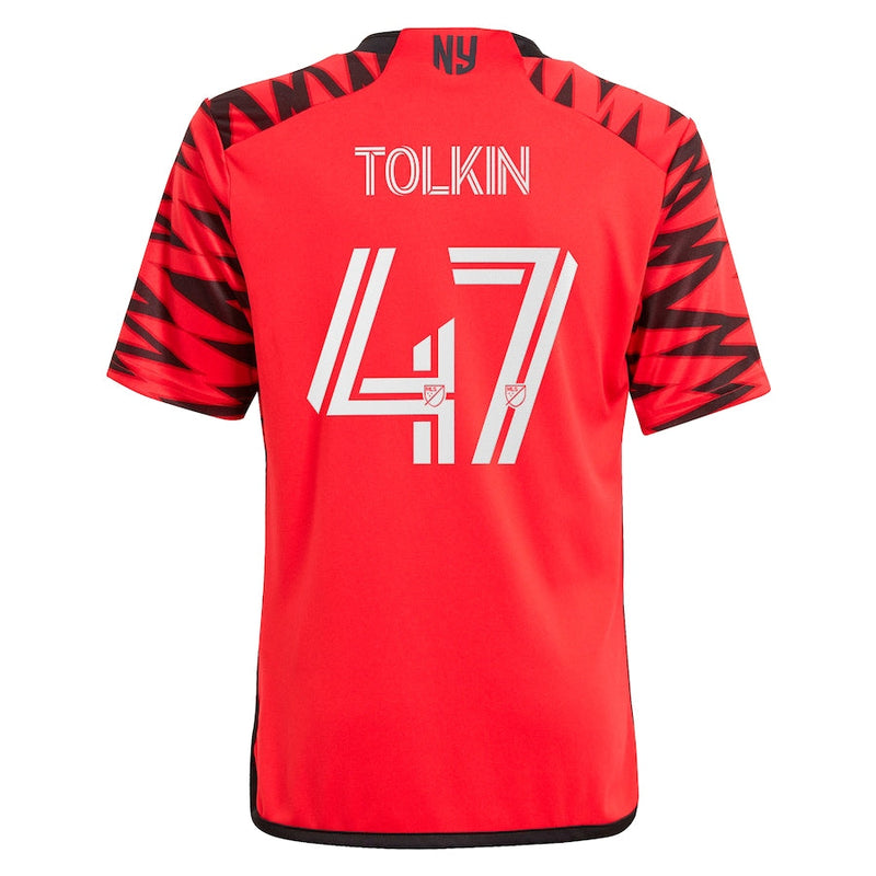 John Tolkin New York Red Bulls   2024 Legacy  Player Jersey – Red