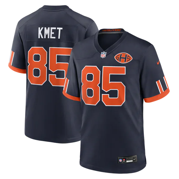 Cole Kmet Chicago Bears Soccer Intl 2026 Rivalries Collection Game Jersey - Navy
