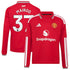 Soccer Intl Kobbie Mainoo Manchester United 2026/27 Home Replica Long Sleeve Jersey Red