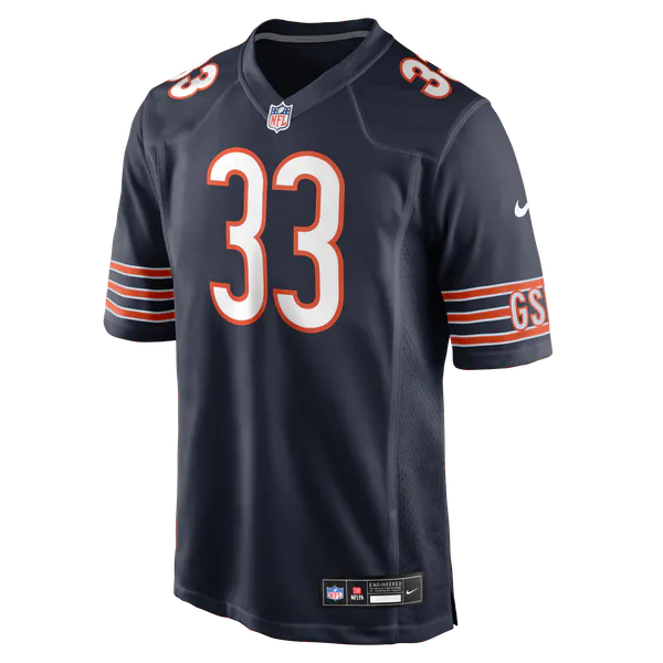 Keidron Smith Chicago Bears Soccer Intl Team Game Jersey - Navy
