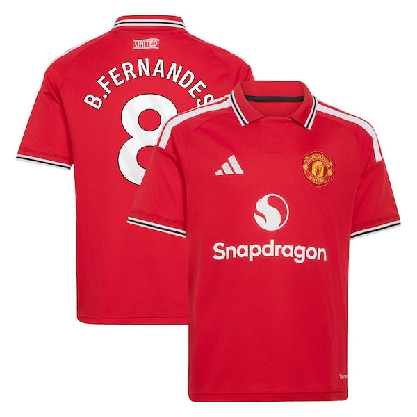 Soccer Intl Bruno Fernandes Manchester United 2026/27 Home Stadium Replica Jersey Red