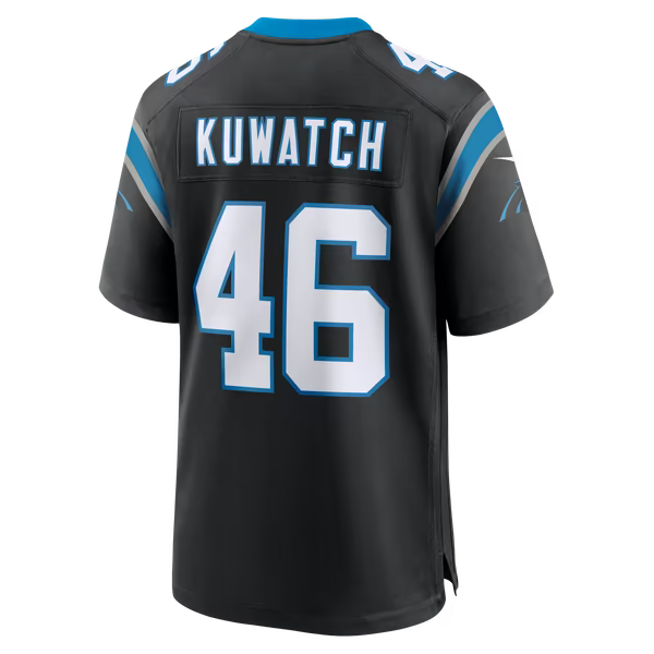 Jackson Kuwatch Carolina Panthers Soccer Intl Team Game Jersey - Black