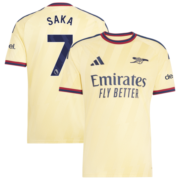 Bukayo Saka Arsenal Soccer Intl 2026/27 Third Replica Jersey - Yellow
