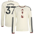 Kobbie Mainoo Manchester United Soccer Intl 2026/27 Third Replica Long Sleeve Jersey - Cream