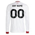 Liverpool Soccer Intl 2026/27 Away Replica Custom Long Sleeve Jersey - White