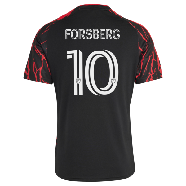 Soccer Intl Emil Forsberg New York Red Bulls 2026 The Rooted Kit Replica Jersey Black