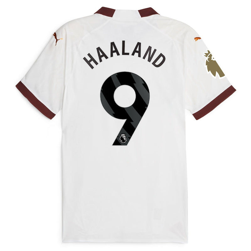 Erling Haaland Manchester City  2023/24 Away Jersey - White