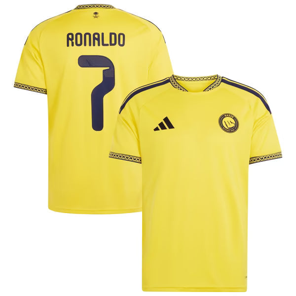 Cristiano Ronaldo Al-Nassr FC adidas 2026/27 Home Replica Jersey - Yellow