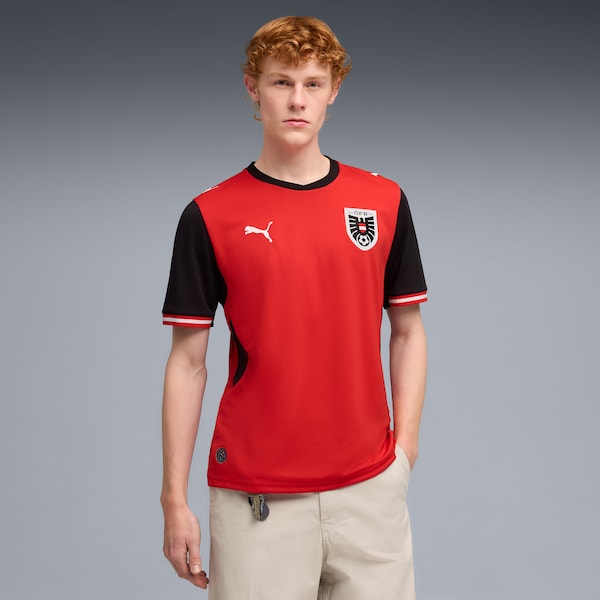 Soccer Intl Austria National Team 2026 Home Replica Jersey Red