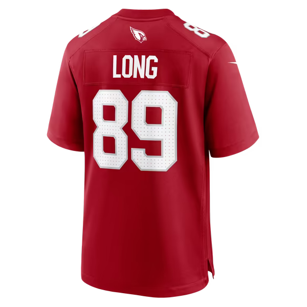 Hunter Long Arizona Cardinals Soccer Intl Team Game Jersey - Cardinal