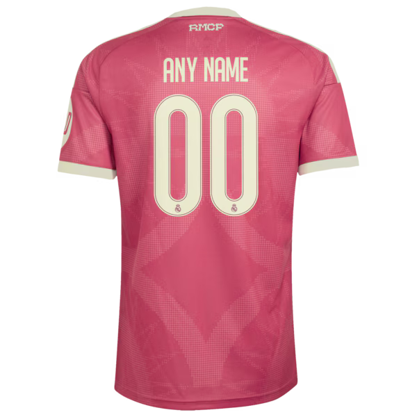 Real Madrid Soccer Intl 2026/27 Third Replica Custom Jersey - Pink