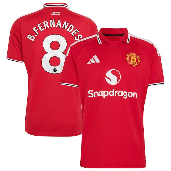 Soccer Intl Bruno Fernandes Manchester United 2026/27 Home Replica Jersey Red
