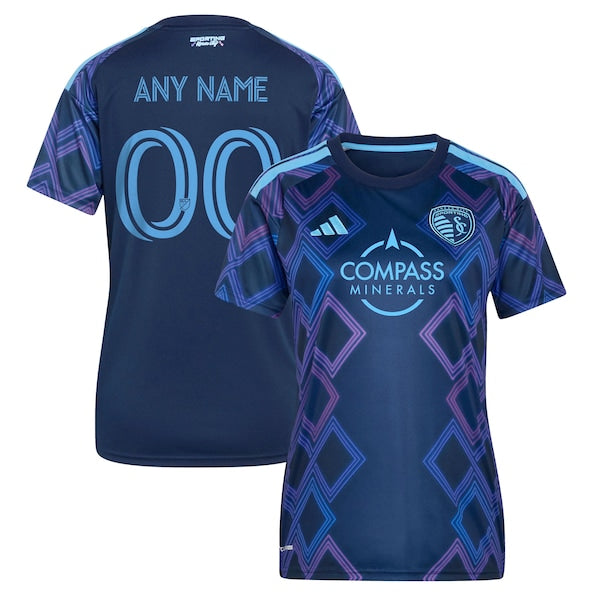 Soccer Intl Sporting Kansas City Women's 2026 The 18th & Vine Kit Replica Custom Jersey Blue